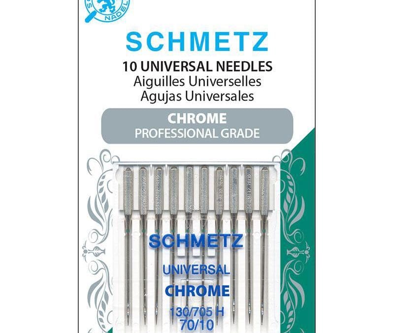 Schmetz 10 Universal Needles Chrome 130/705 H CF 70/10