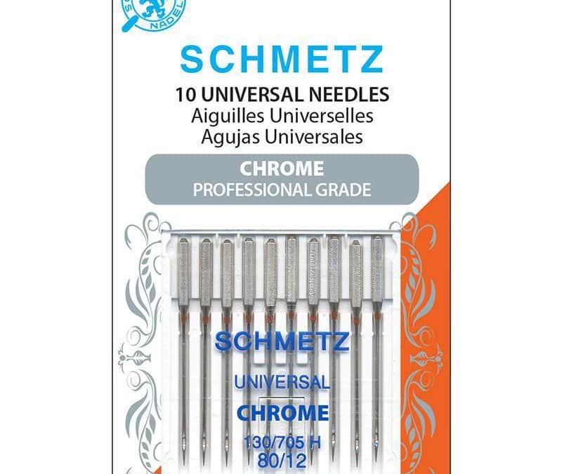 Schmetz Universal Chrome Needles 80/12
