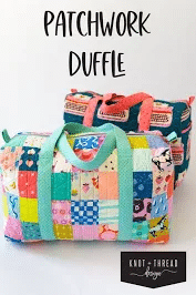 Patchwork Duffle by Knot and Thread Design KAT 112