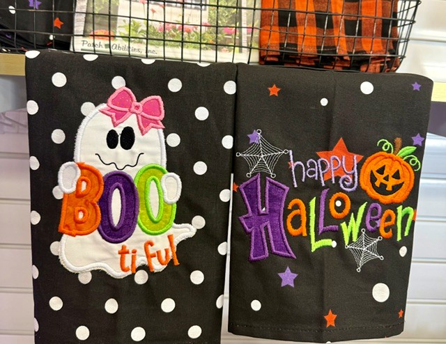 Halloween Tea Towels